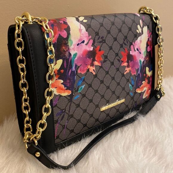 NWT Steve Madden Floral Blossom Crossbody Shoulder Bag - Multi-Color - Picture 2 of 16
